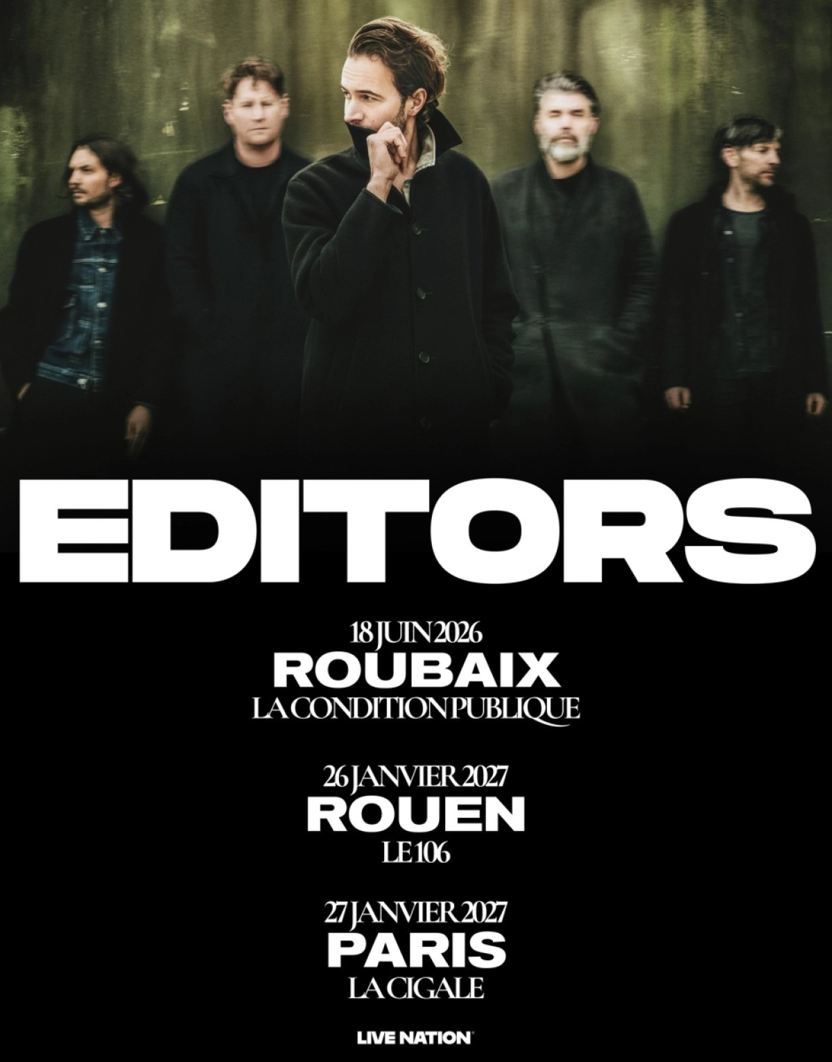 Editors en La Condition Publique Tickets