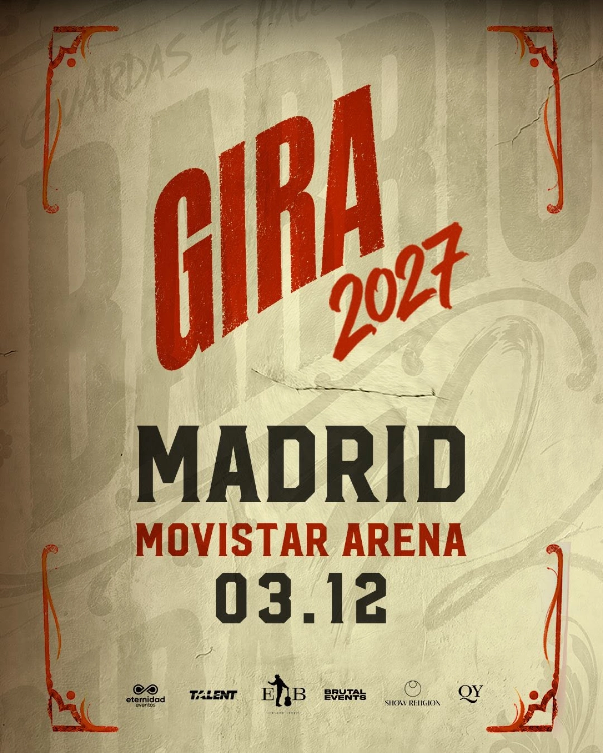 Billets El Barrio (Movistar Arena Madrid - Madrid)