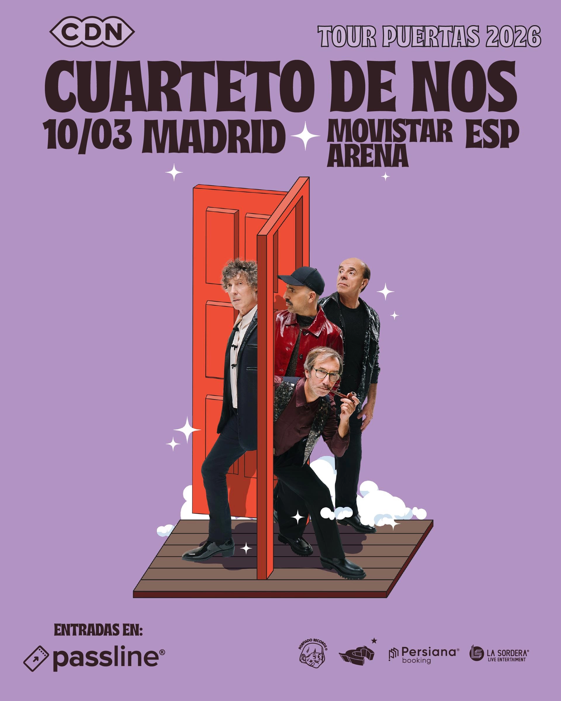 Billets El Cuarteto De Nos (Movistar Arena Madrid - Madrid)