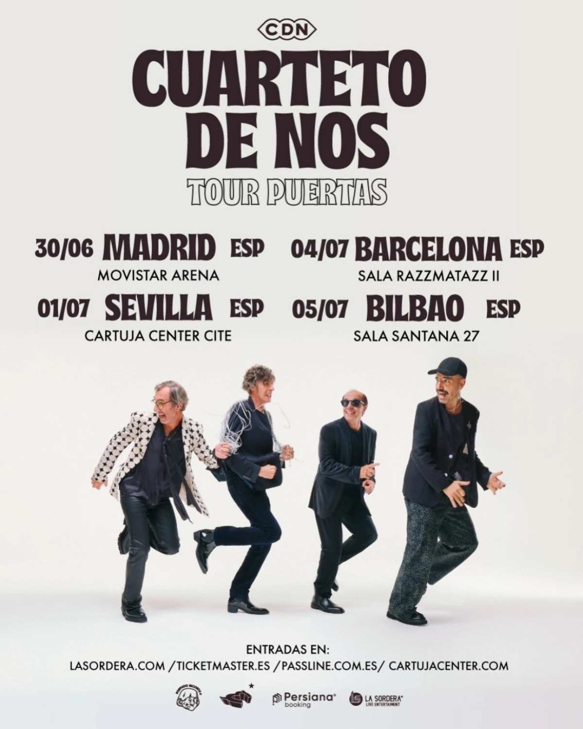 El Cuarteto De Nos at Razzmatazz Tickets