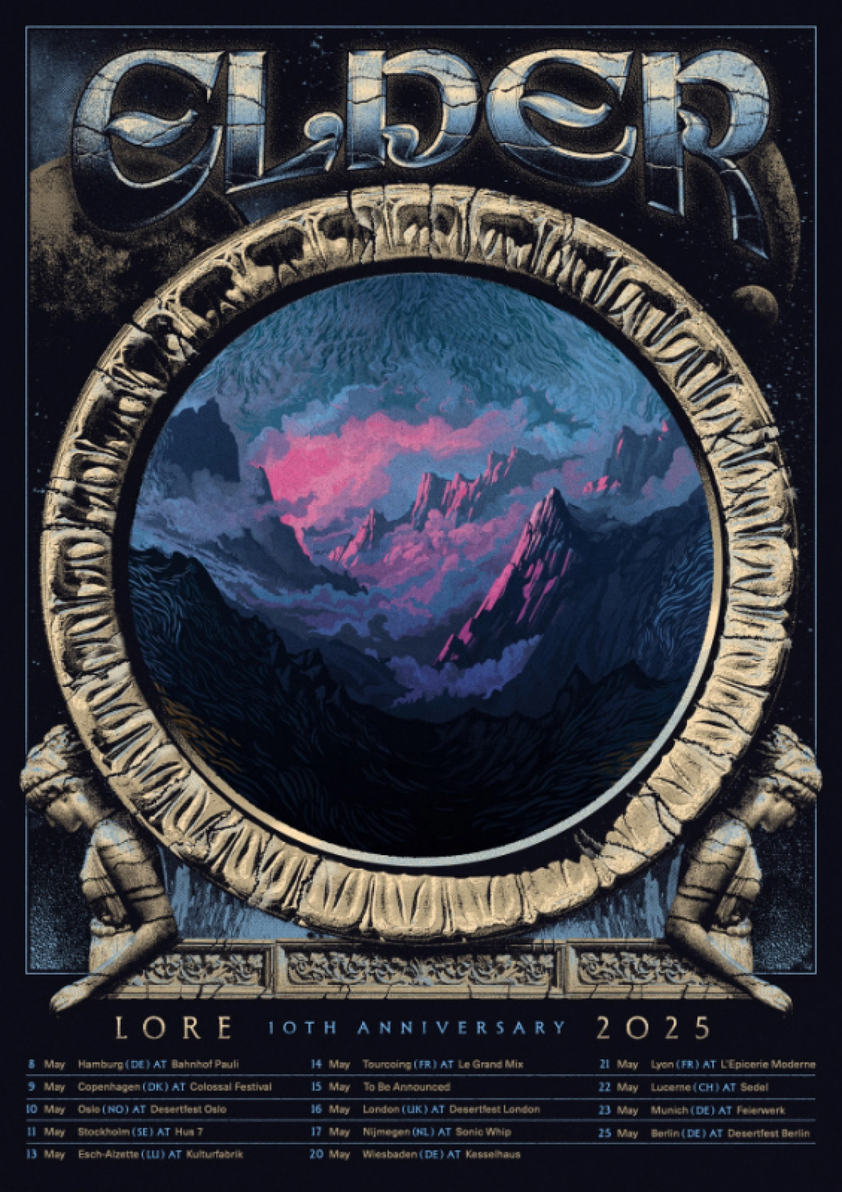 Elder - Lore - 10th Anniversary Tour 2025 in der Schlachthof Wiesbaden Tickets