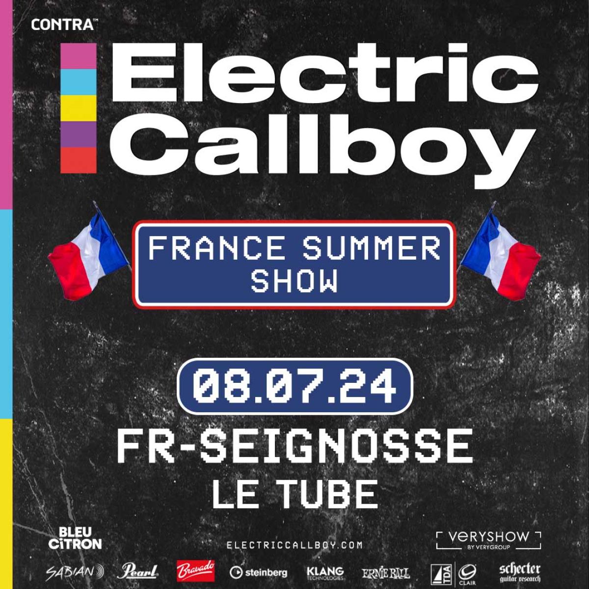Electric Callboy in der Le Tube - Les Bourdaines Tickets