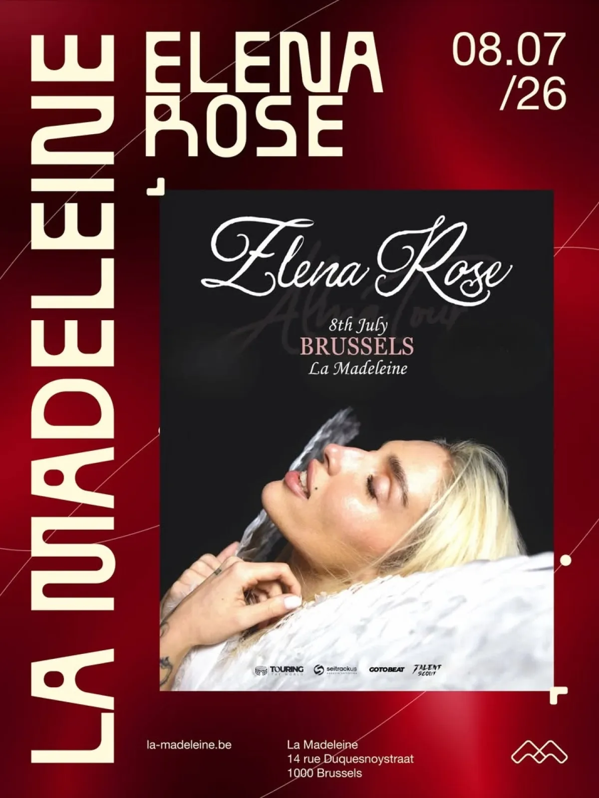 Elena Rose at La Madeleine Tickets
