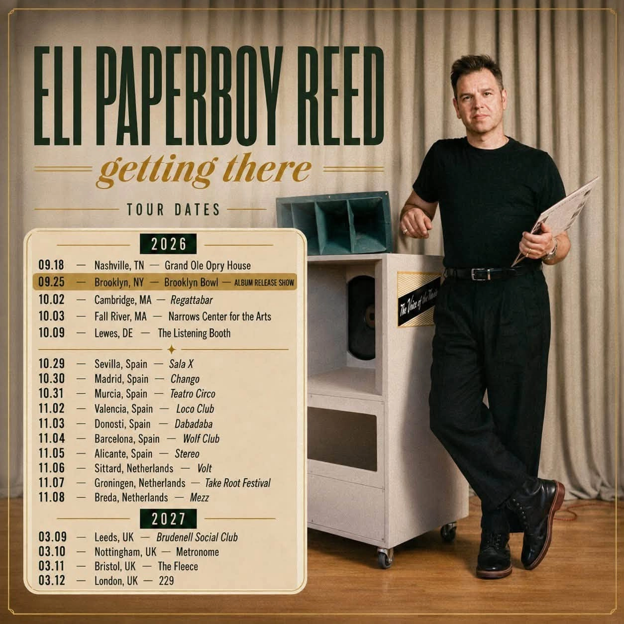 Eli Paperboy Reed at Wolf Barcelona Tickets