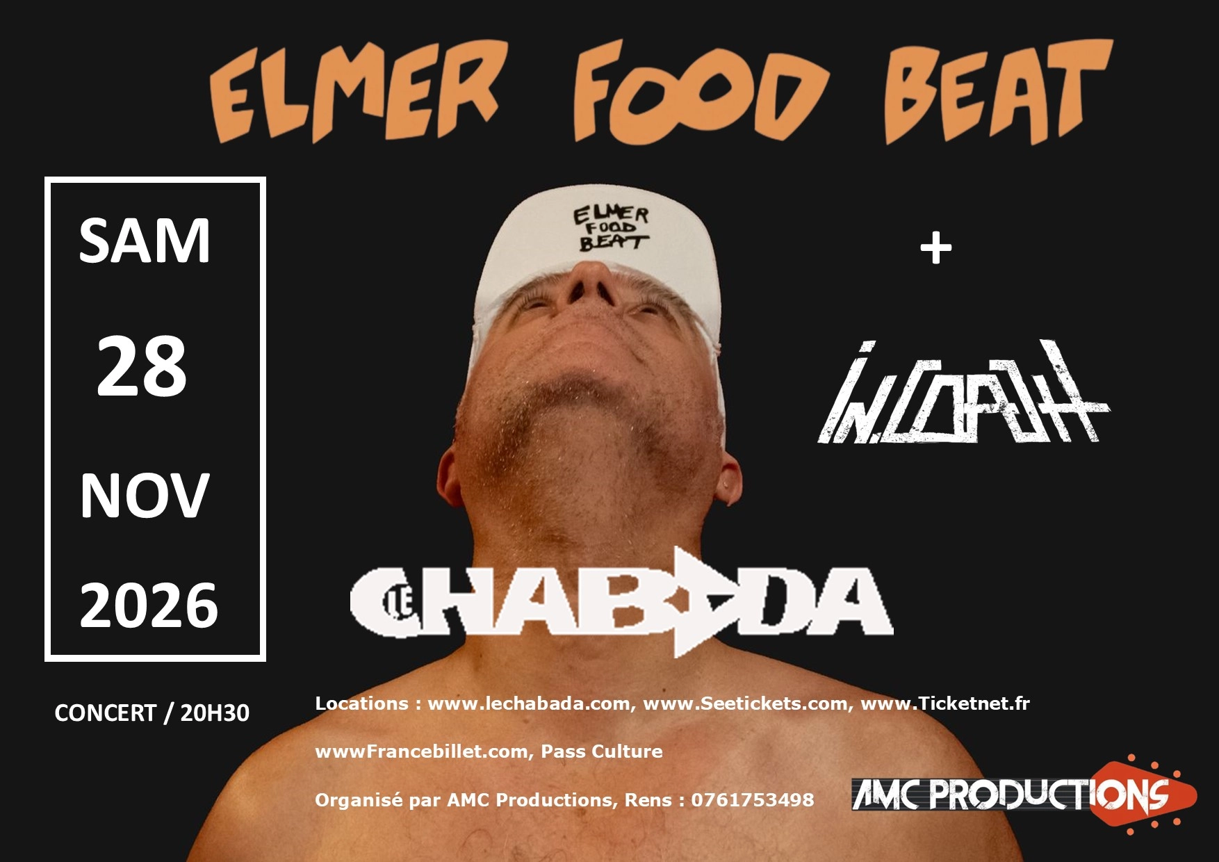 Billets Elmer Food Beat (Chabada - Angers)