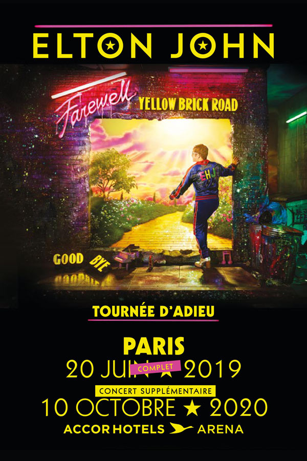 Billets Elton John (Accor Arena - Paris)