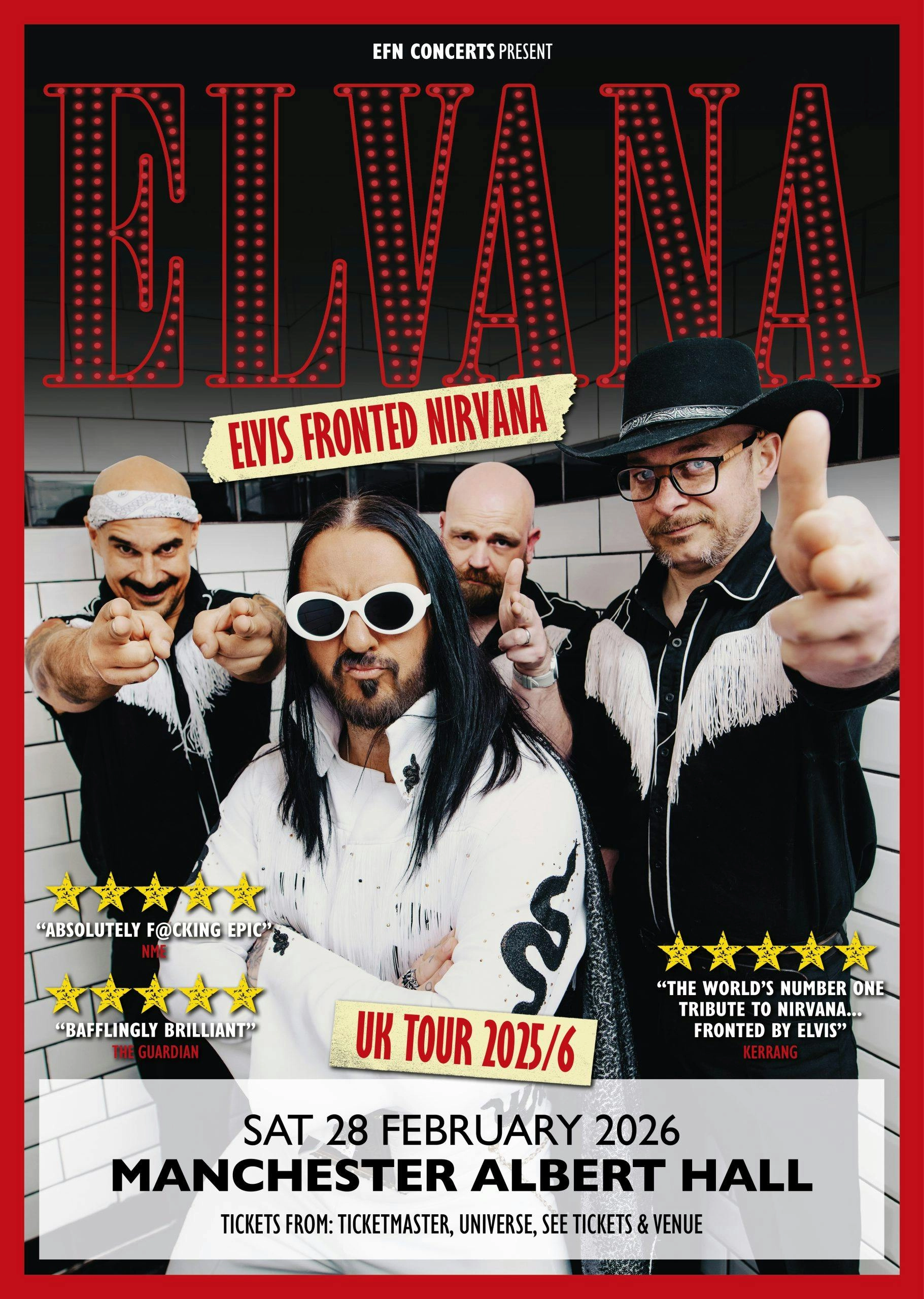 Billets Elvana (Albert Hall Manchester - Manchester)