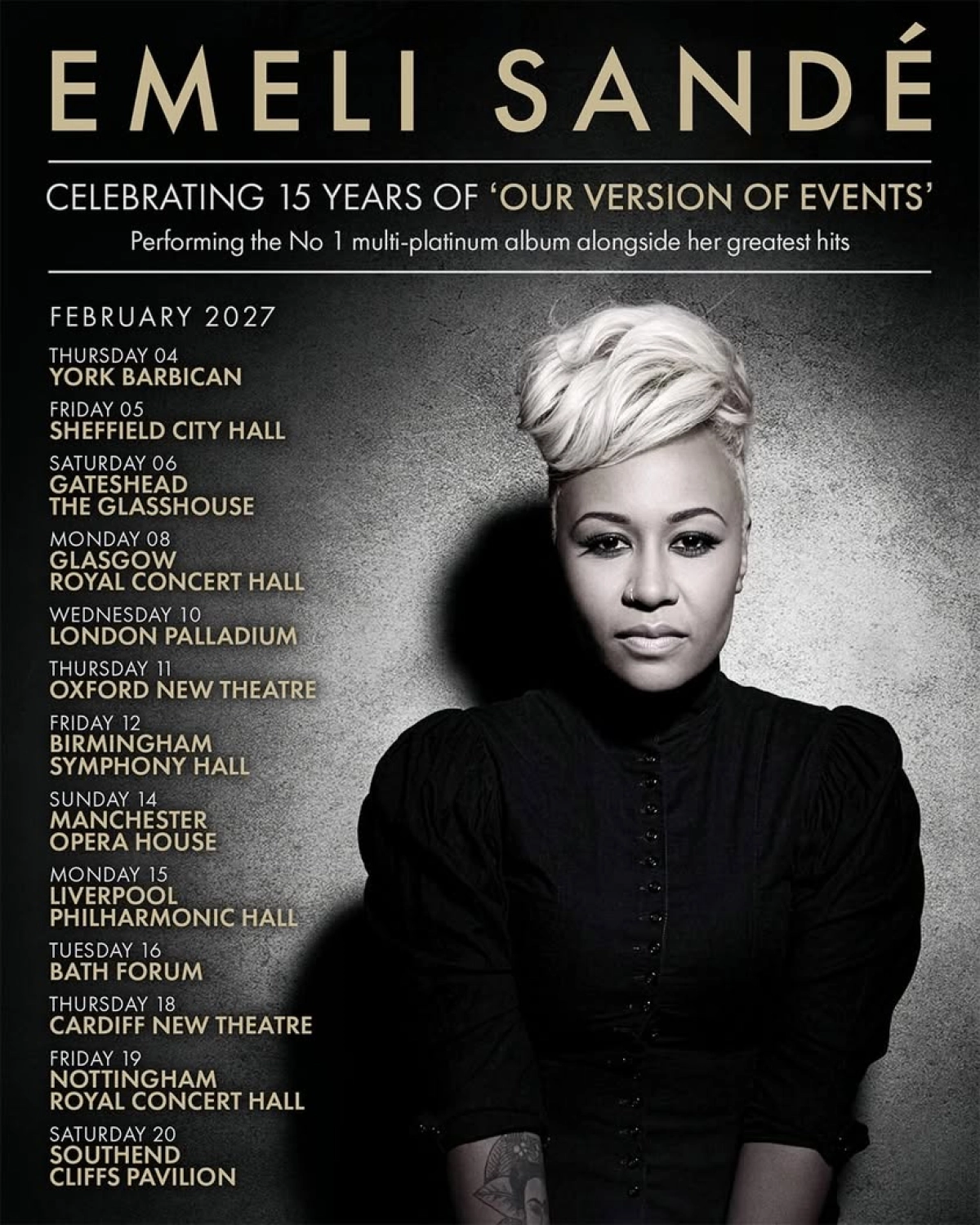 Emeli Sandé at New Theatre Oxford Tickets