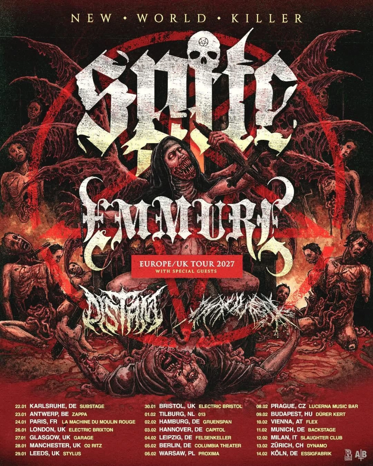 Emmure at La Machine du Moulin Rouge Tickets