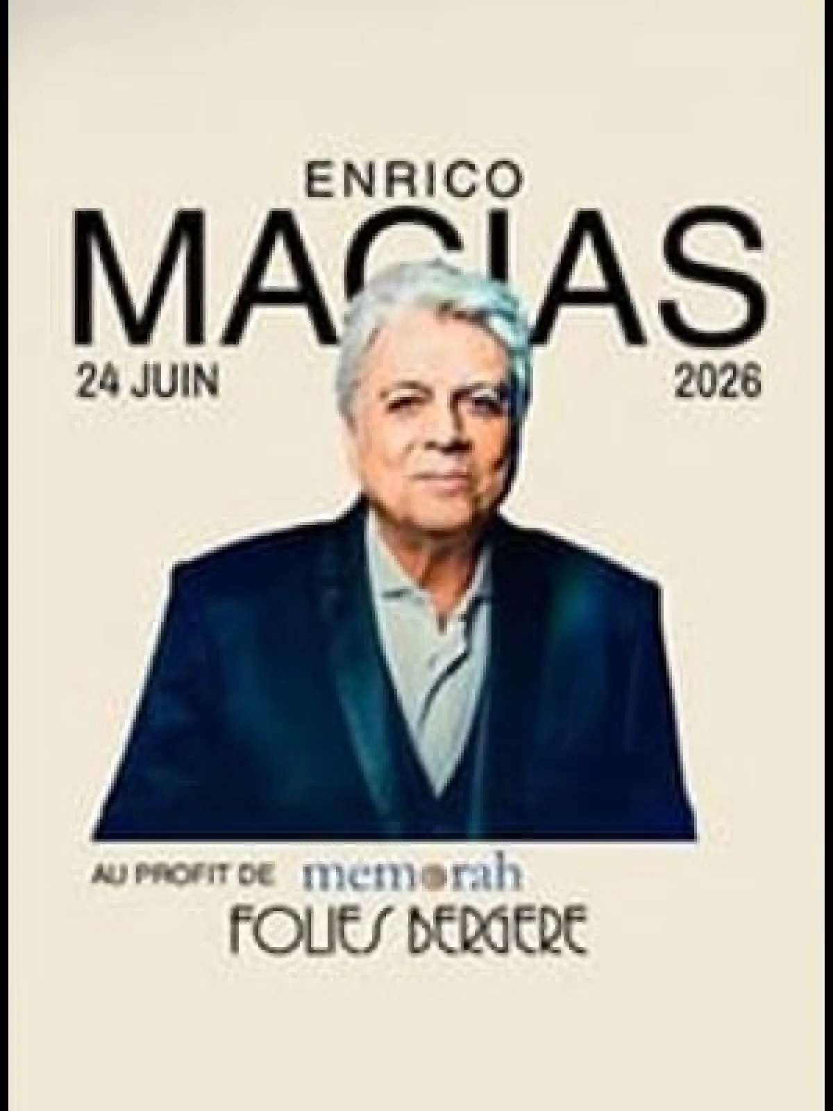 Enrico Macias at Folies Bergere Tickets