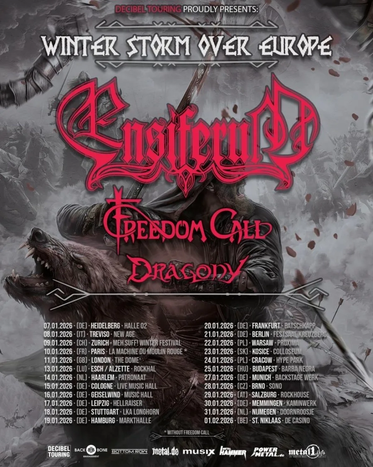 Billets Ensiferum (Batschkapp - Francfort)