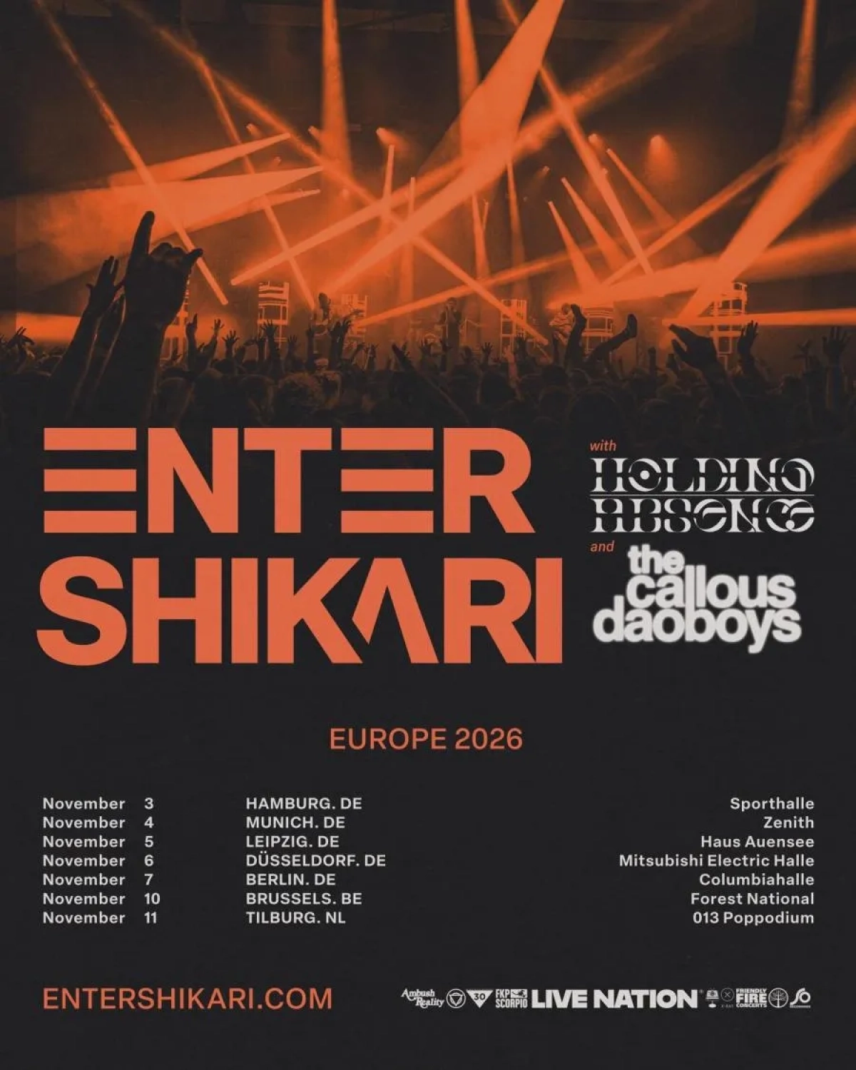 Enter Shikari in der Alexandra Palace Tickets