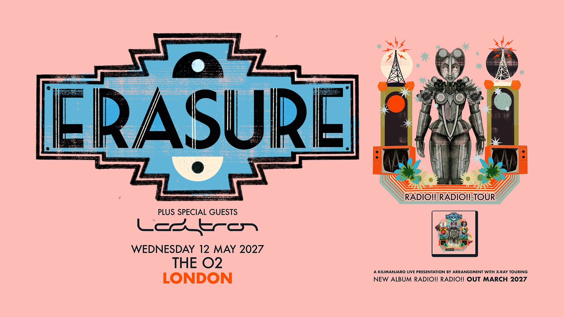 Erasure at The O2 Arena Tickets