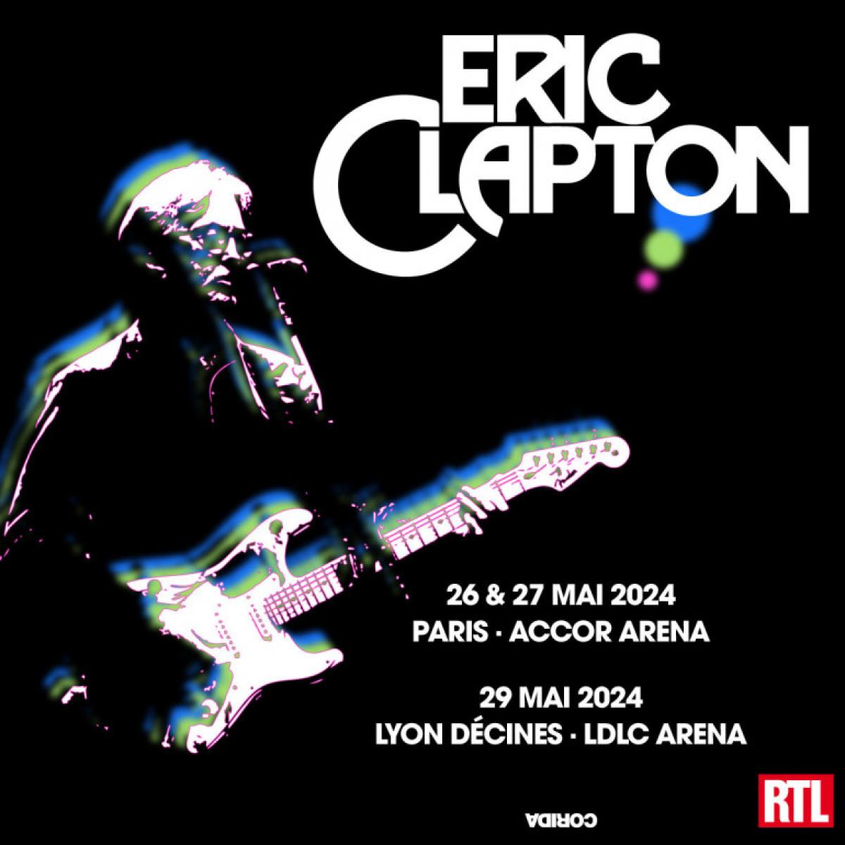 Billets Eric Clapton (Accor Arena - Paris)