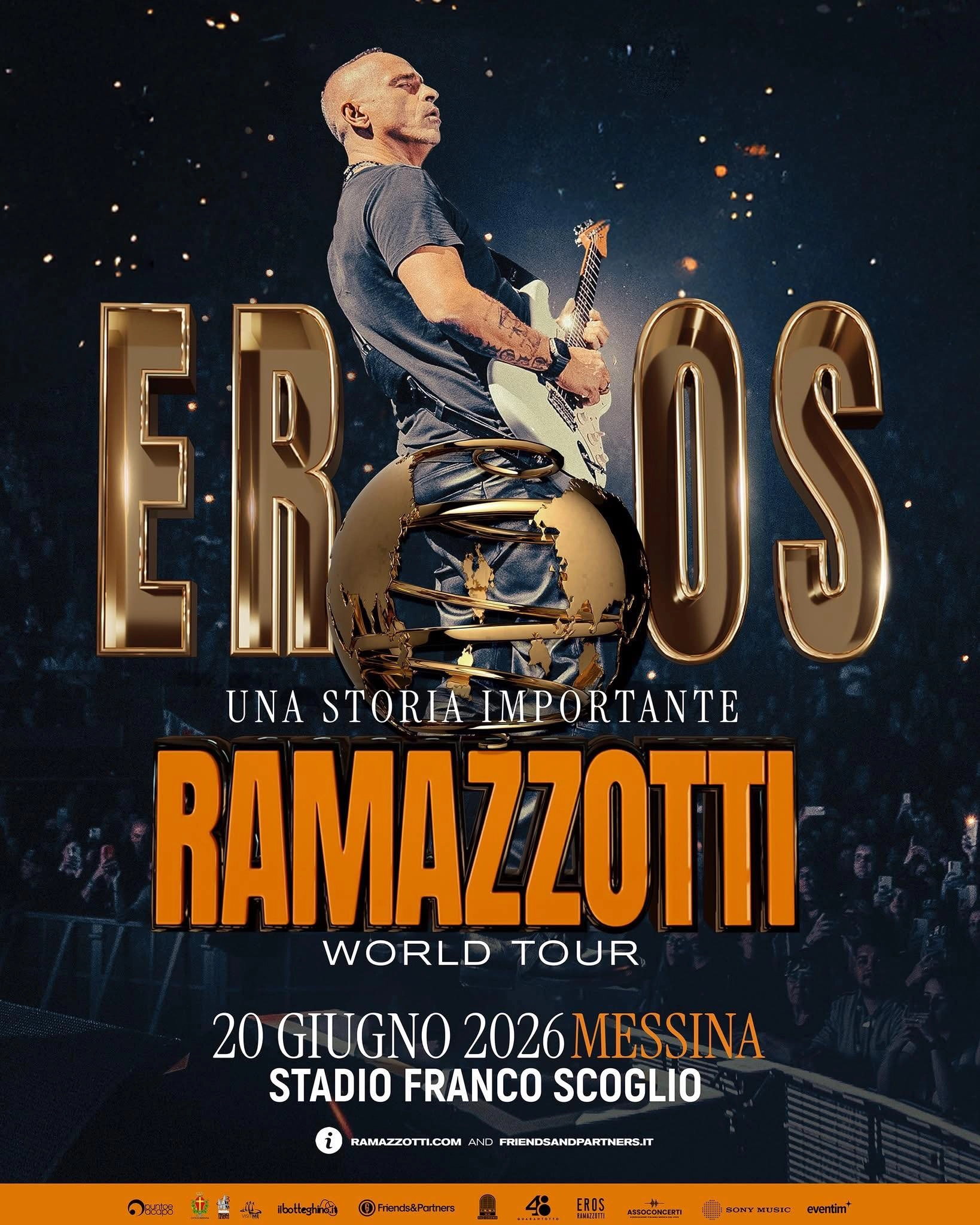 Billets Eros Ramazzotti (Stadio San Filippo Franco Scoglio - Messine)