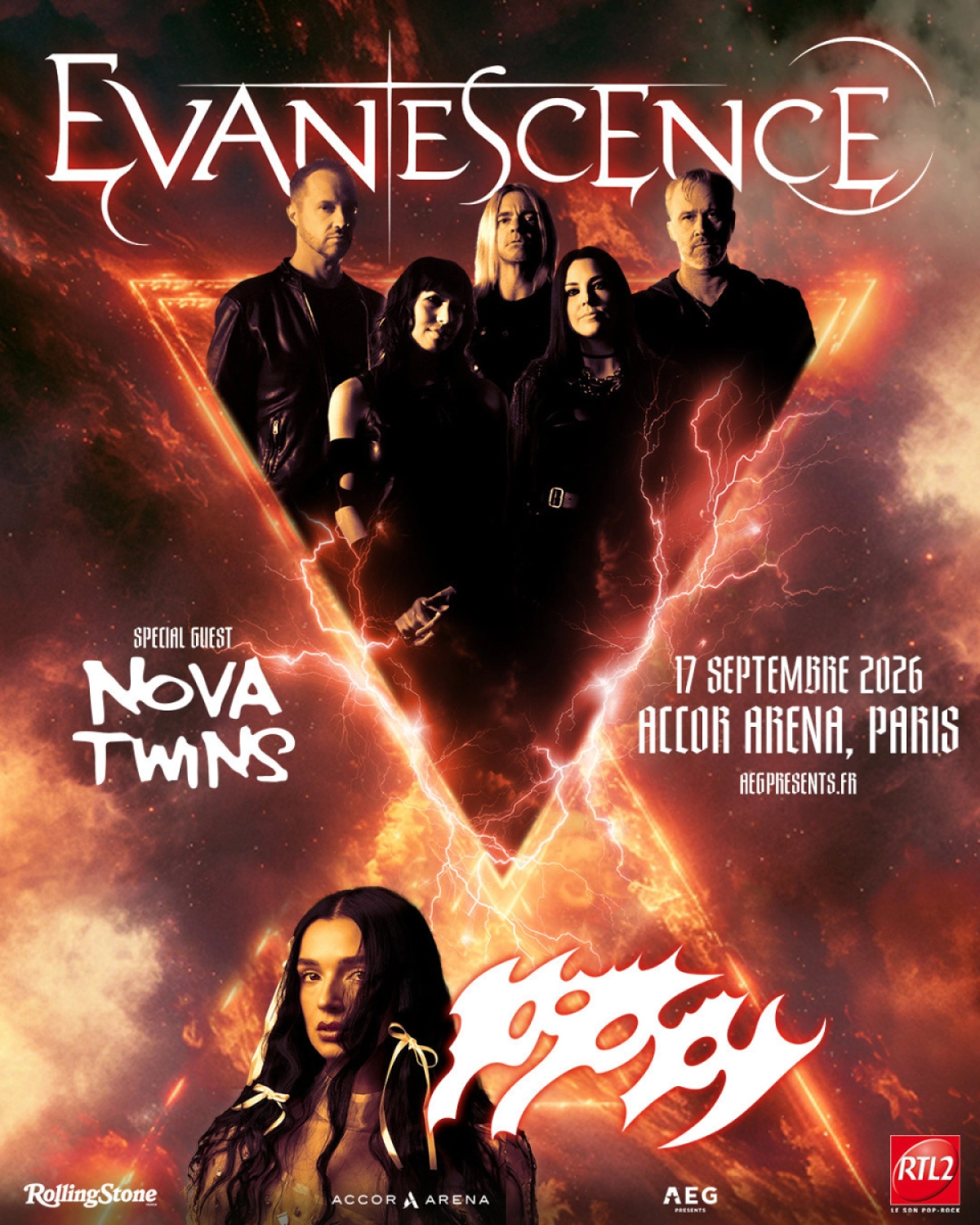 Evanescence en Accor Arena Tickets