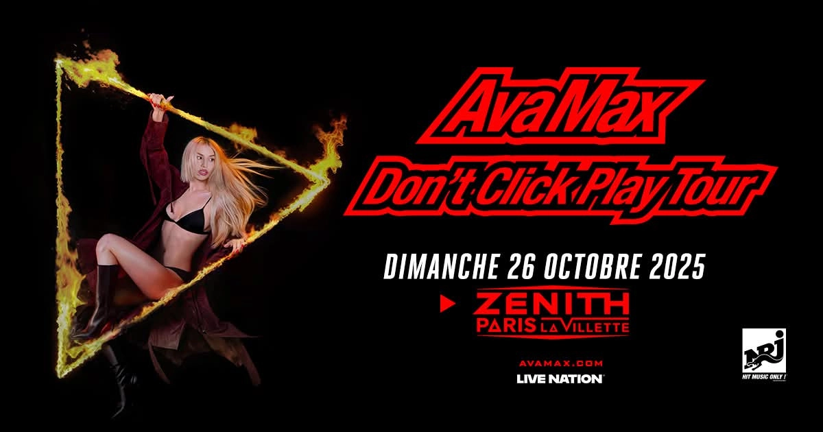 Billets Ava Max (Zenith Paris - Paris)