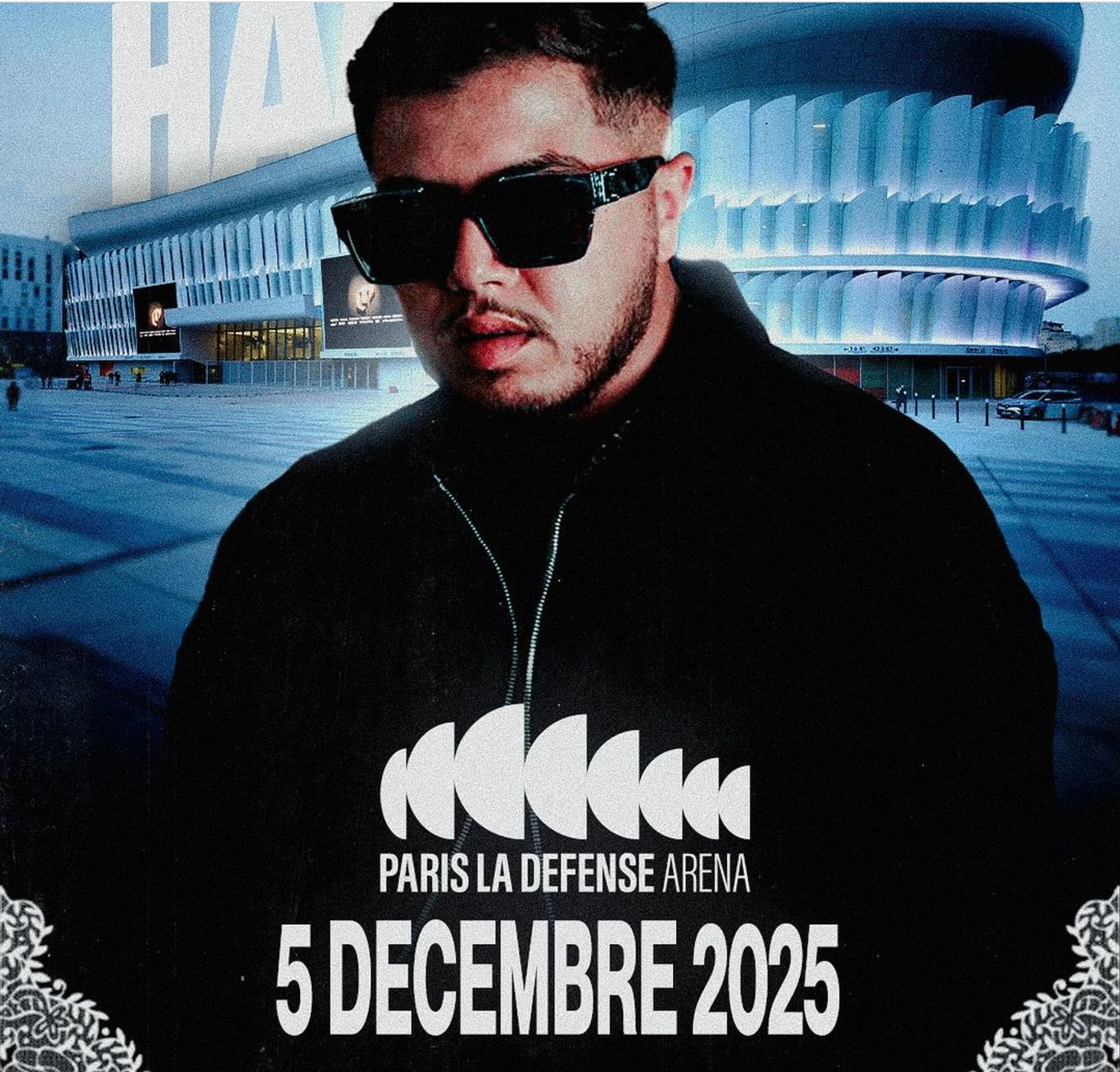 Concert Hamza à Paris (Paris La Defense Arena) du 05 décembre 2025