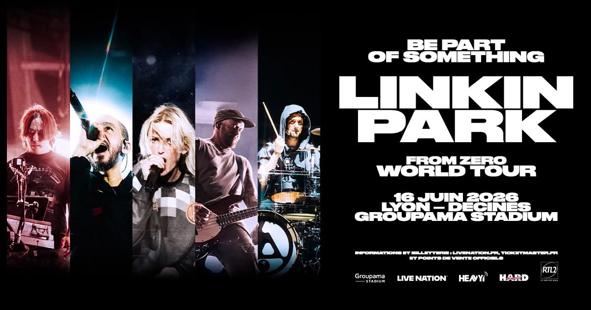 Billets Linkin Park (Groupama Stadium - Lyon)