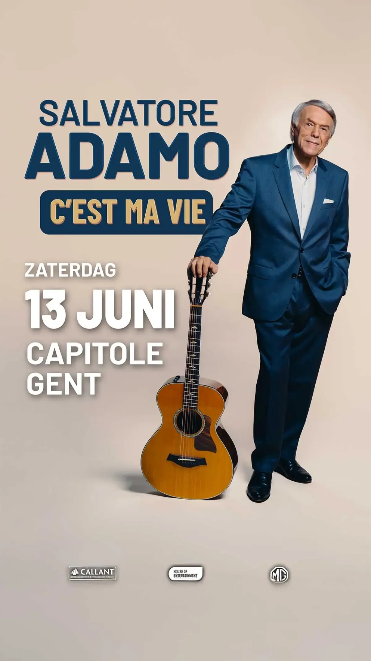Billets Salvatore Adamo (Capitole Gent - Gand)