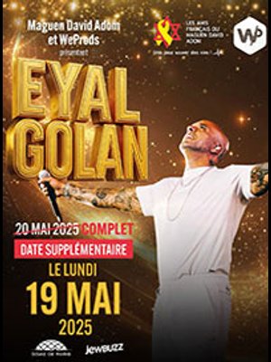 Eyal Golan at Palais des Sports - Dome de Paris Tickets