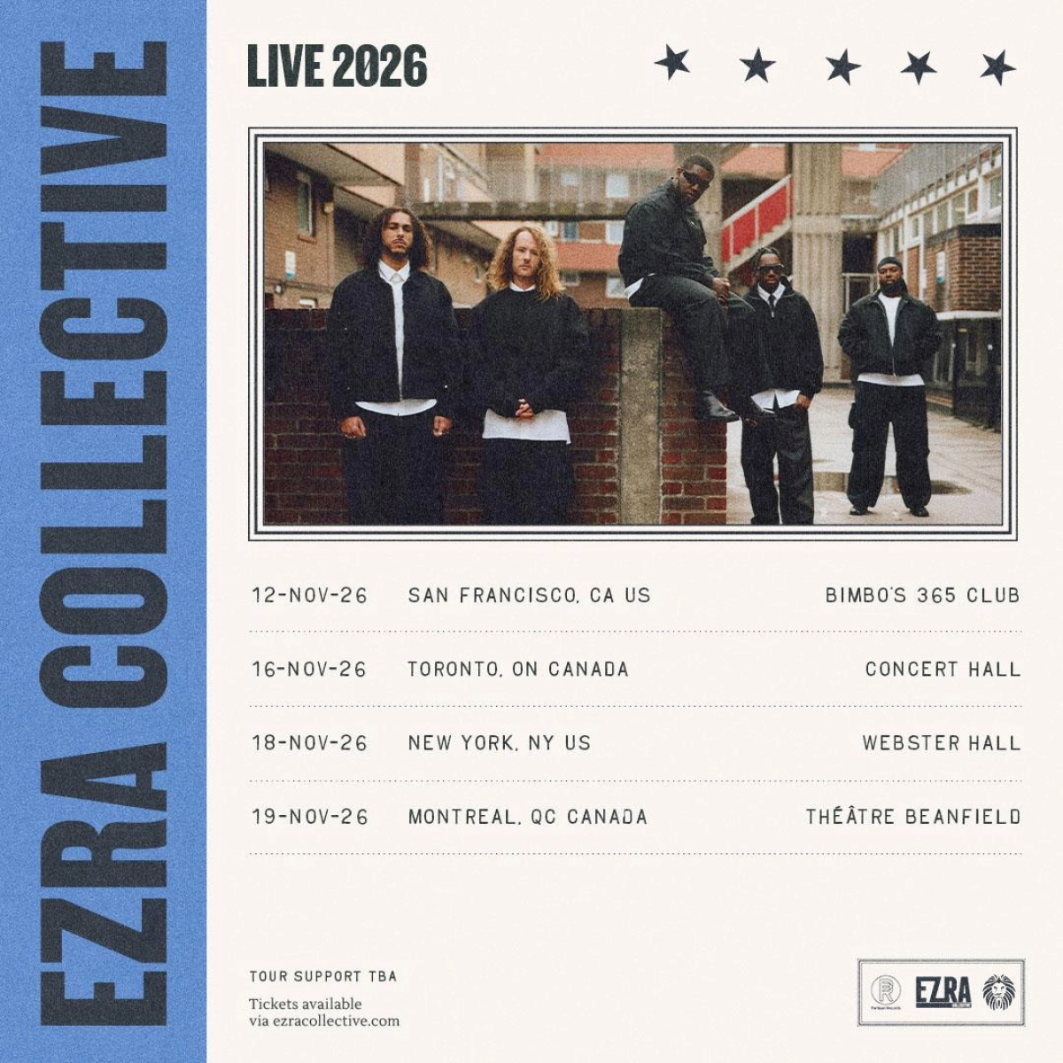 Billets Ezra Collective (Webster Hall - New York)