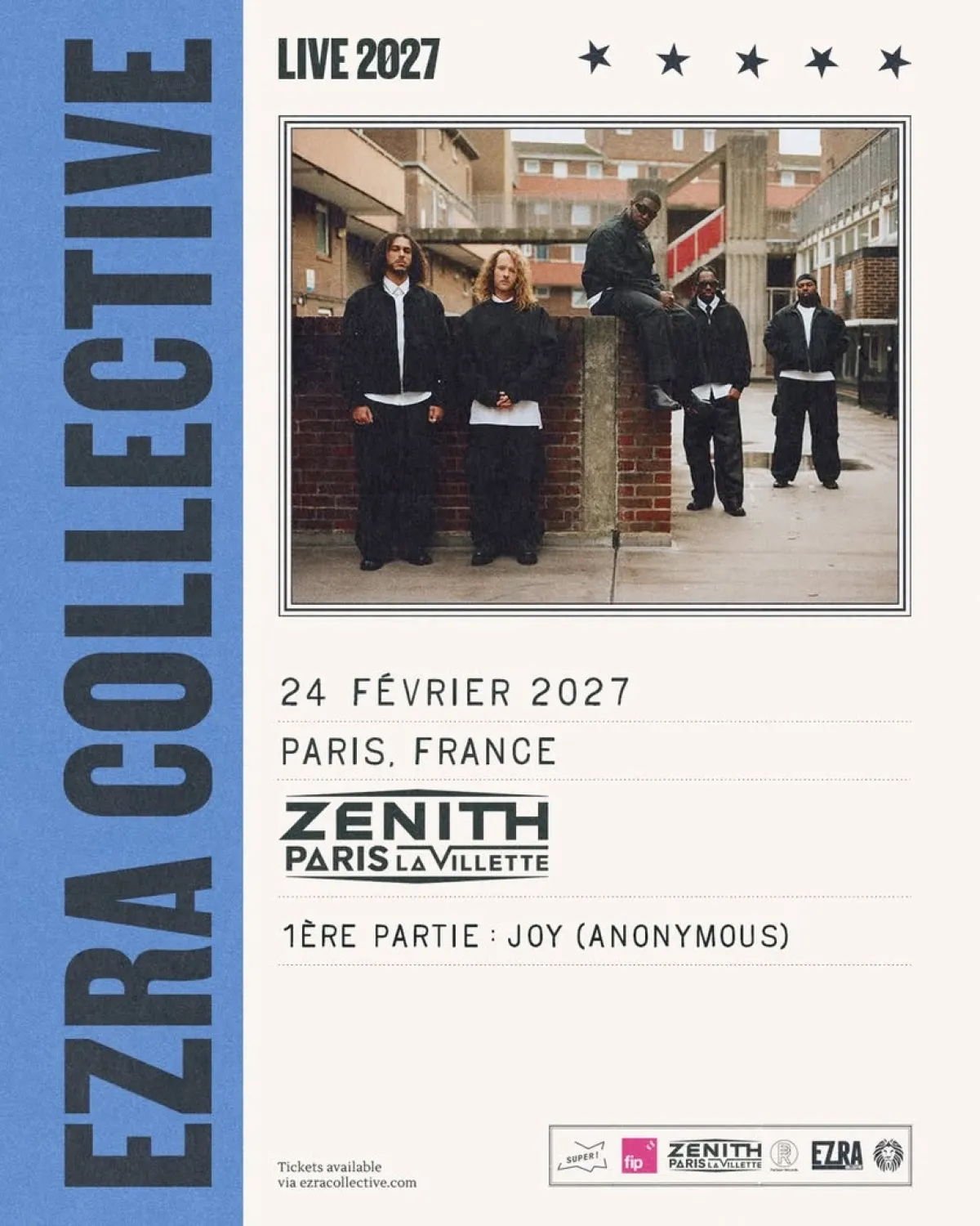 Billets Ezra Collective (Zenith Paris - Paris)