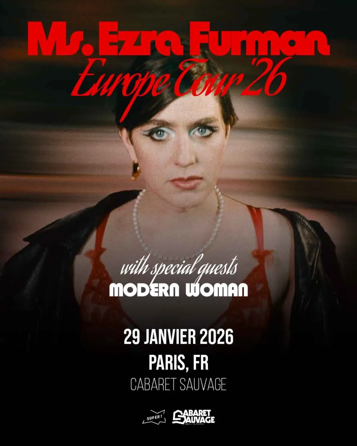 Billets Ezra Furman (Cabaret Sauvage - Paris)