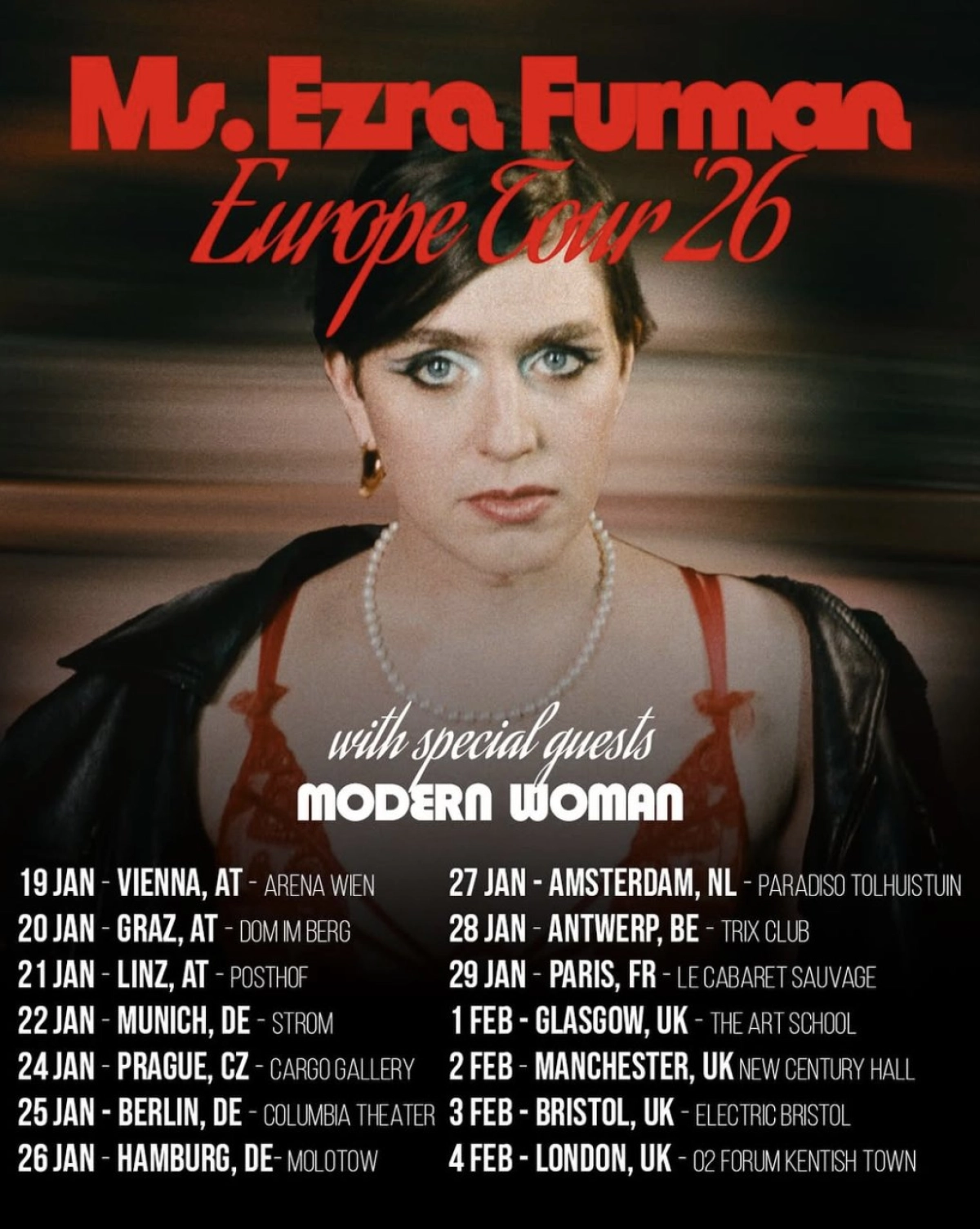 Billets Ezra Furman (Molotow Hamburg - Hambourg)