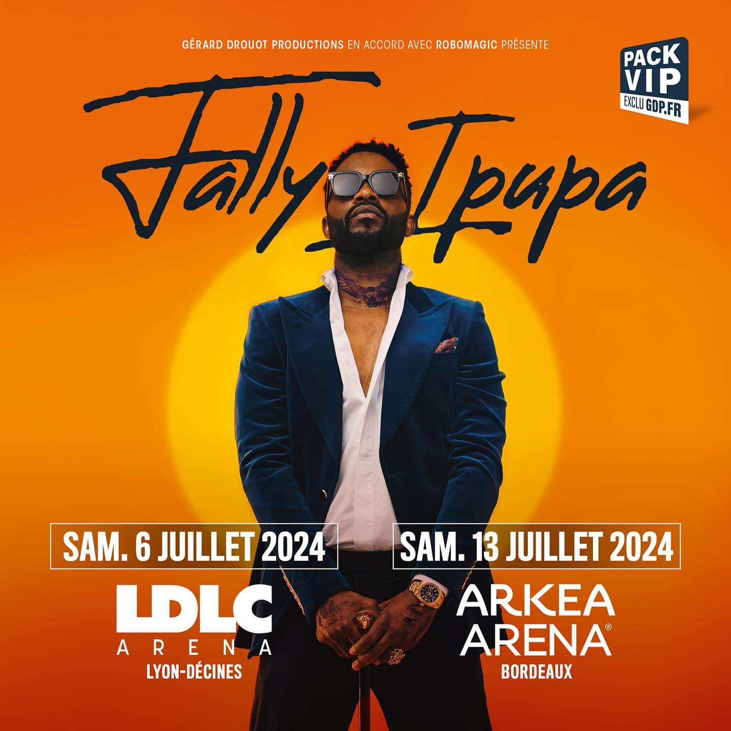 Billets Fally Ipupa (Arkea Arena - Bordeaux)