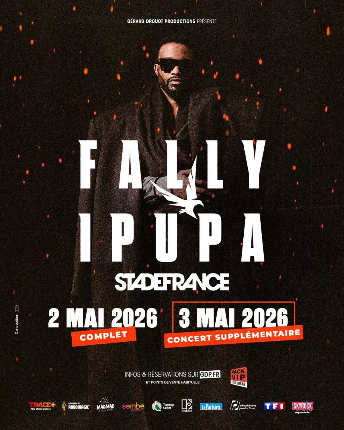 Billets Fally Ipupa (Stade de France - Paris)