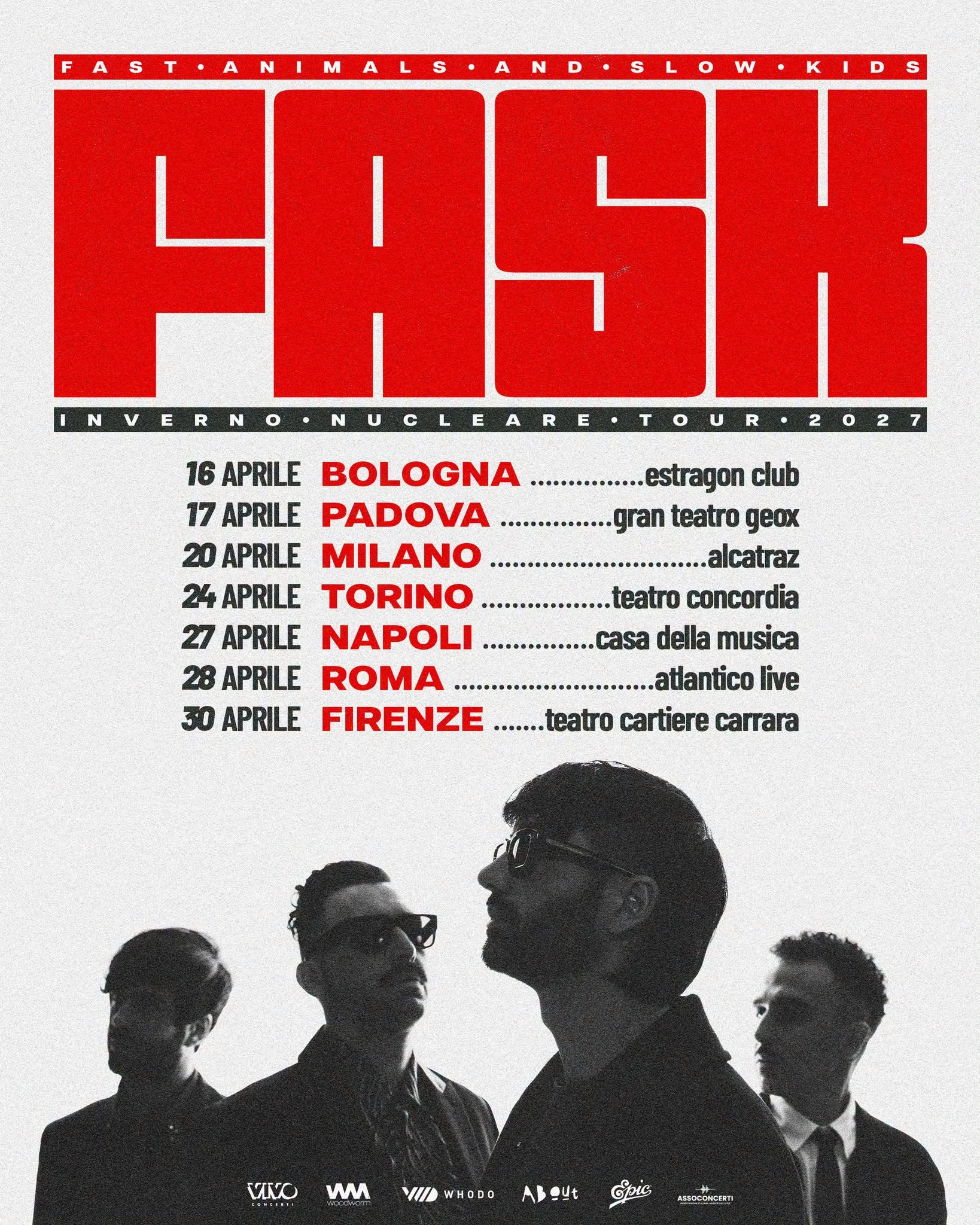 Fast Animals and Slow Kids in der Atlantico Roma Tickets
