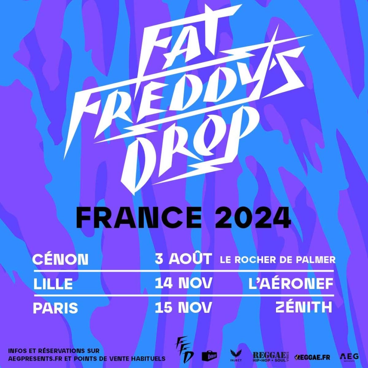 Billets Fat Freddy's Drop (Aeronef - Lille)