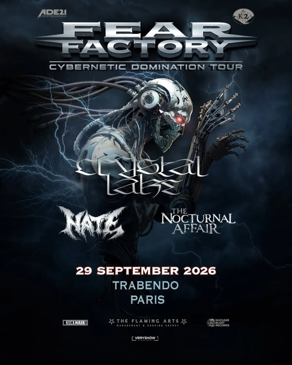 Fear Factory at Le Trabendo Tickets