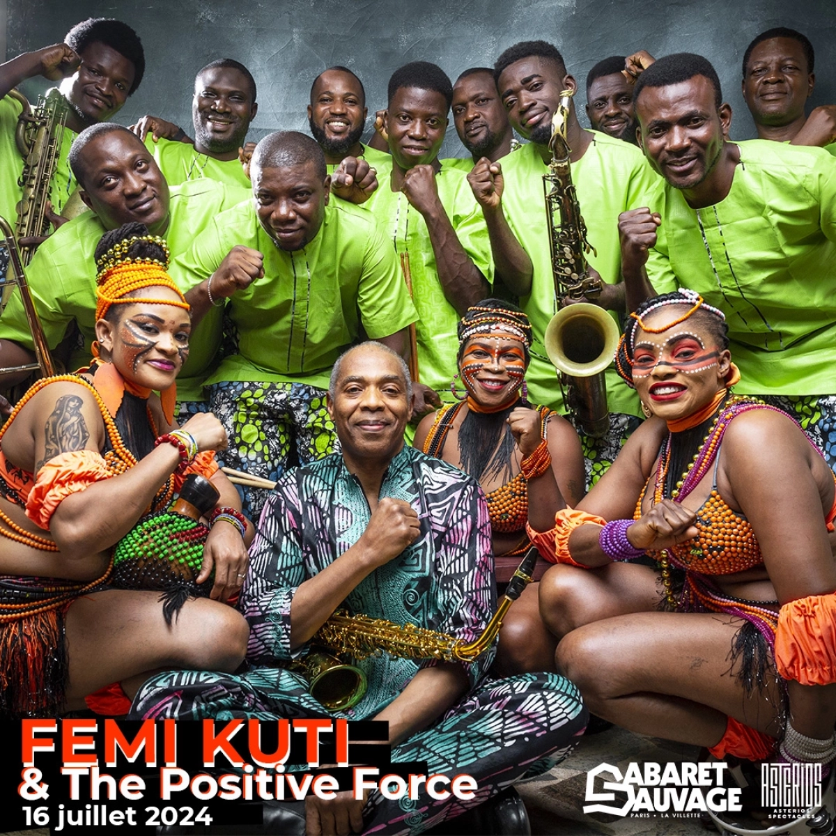 Femi Kuti and The Positive Force in der Cabaret Sauvage Tickets