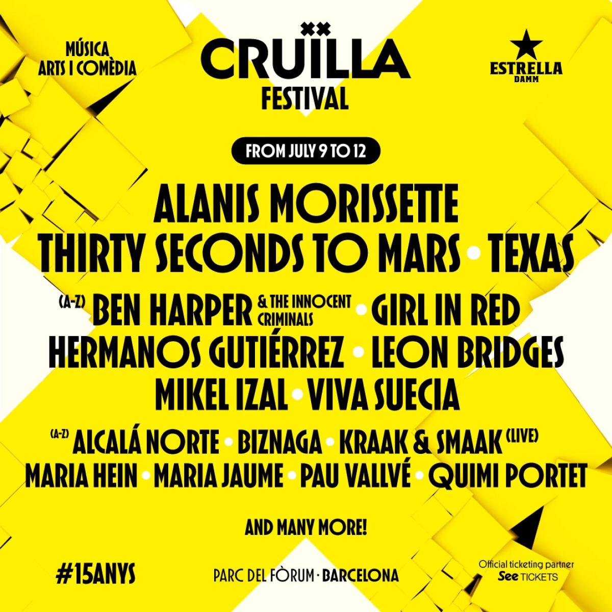 Festival Cruïlla 2025 - Wednesday - girl in red en Parc del Fòrum Barcelona Tickets