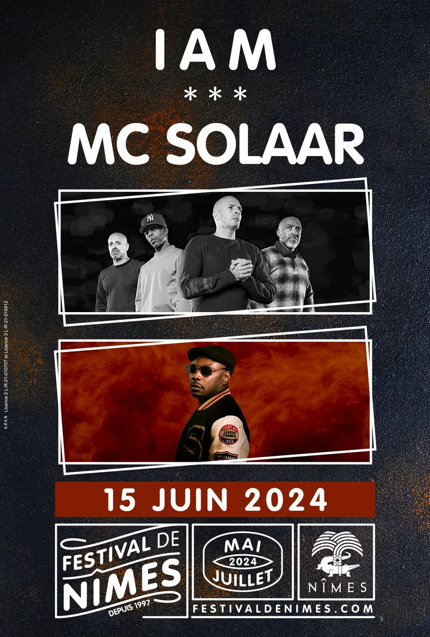 Festival de Nimes : IAM - MC Solaar in der Arenes de Nimes Tickets