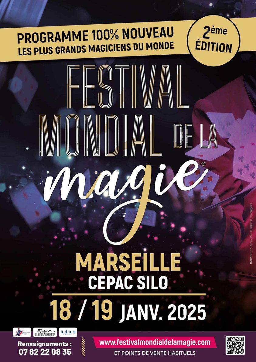Billets Festival Mondial de la Magie (Le Silo - Marseille)