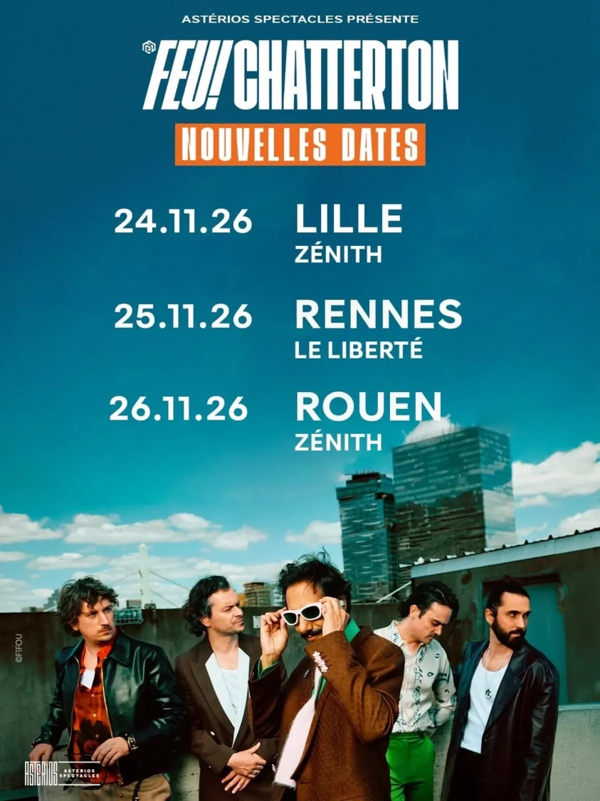 Feu! Chatterton en Le Liberte Tickets