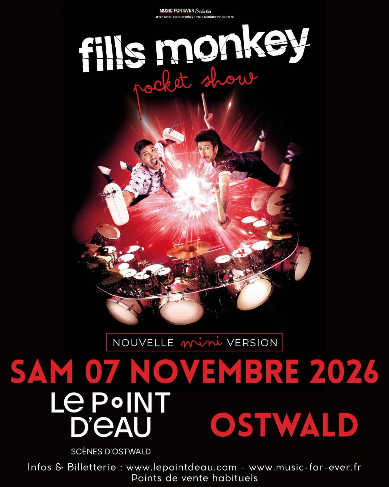 Fills Monkey at Le Point d'Eau Ostwald Tickets