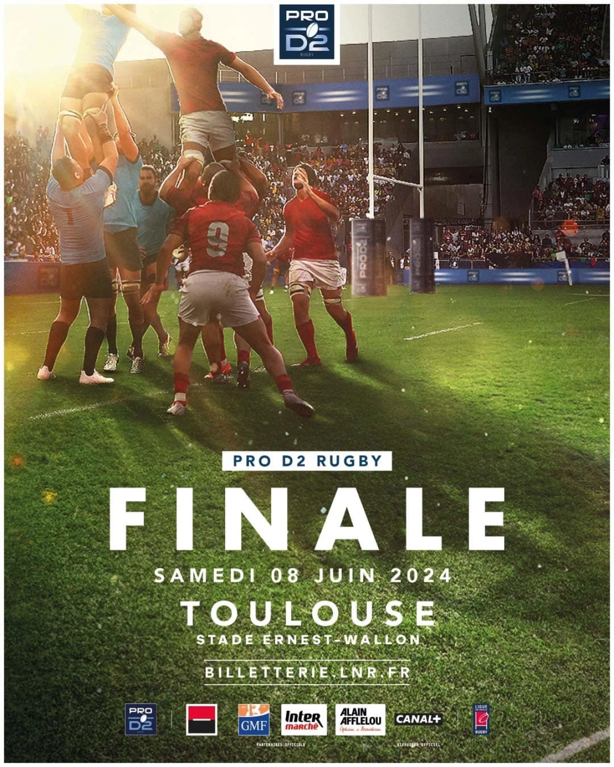 Finale Pro D2 2024 (Stade Ernest-Wallon - Toulouse) du 08 juin 2024
