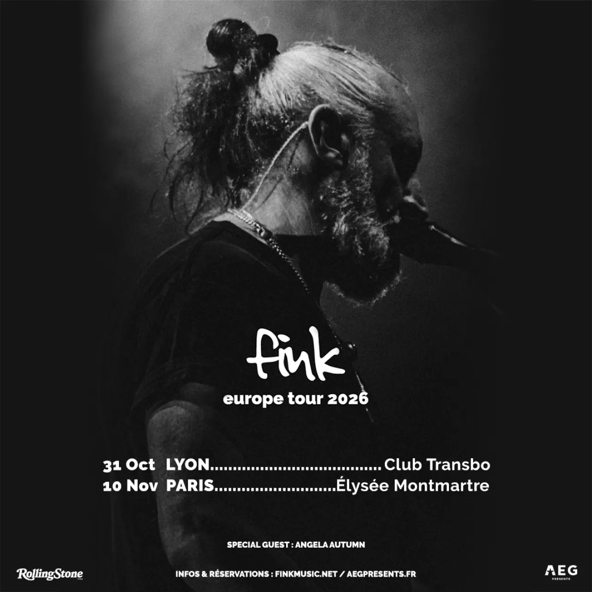 Fink at Elysee Montmartre Tickets
