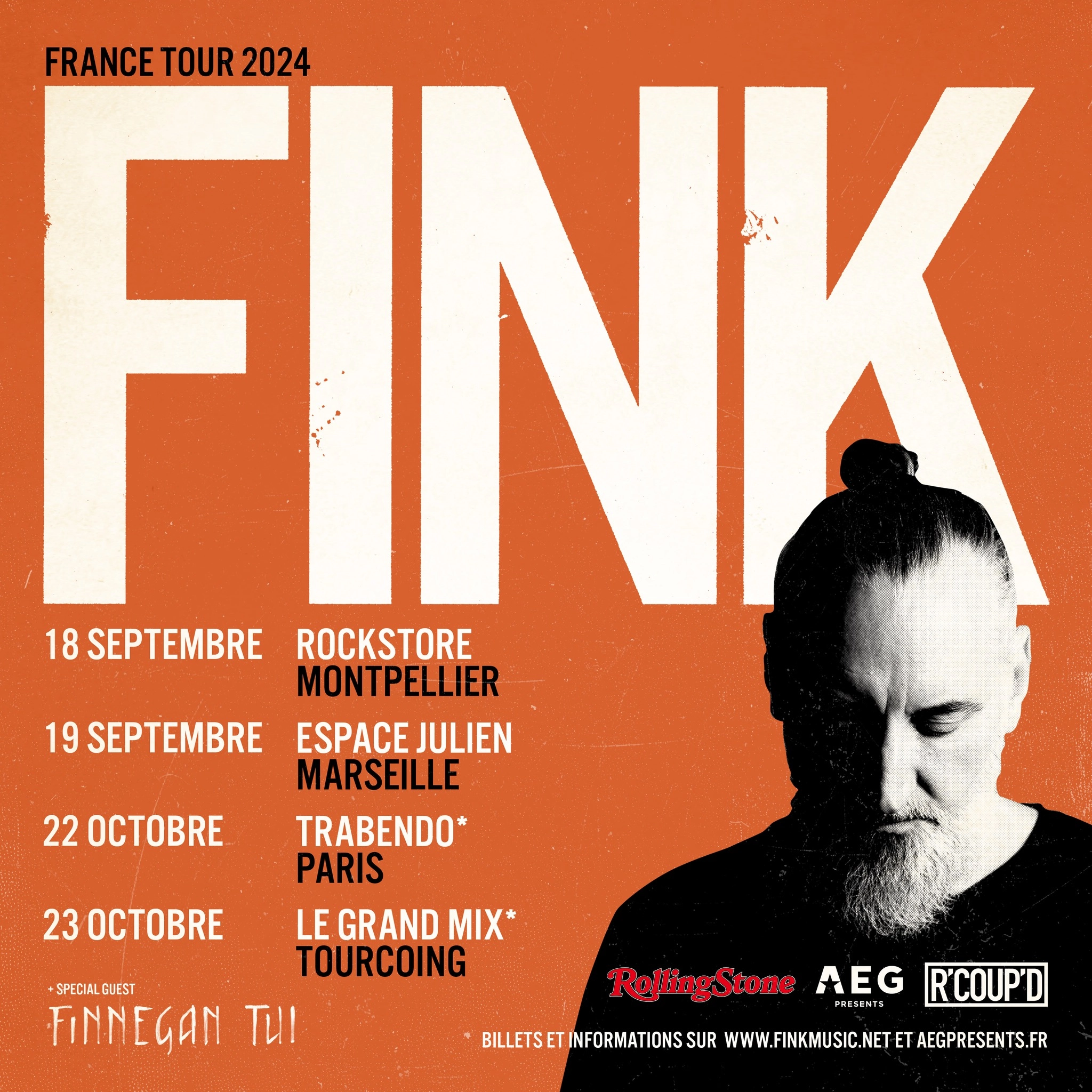 Fink in der Le Grand Mix Tickets