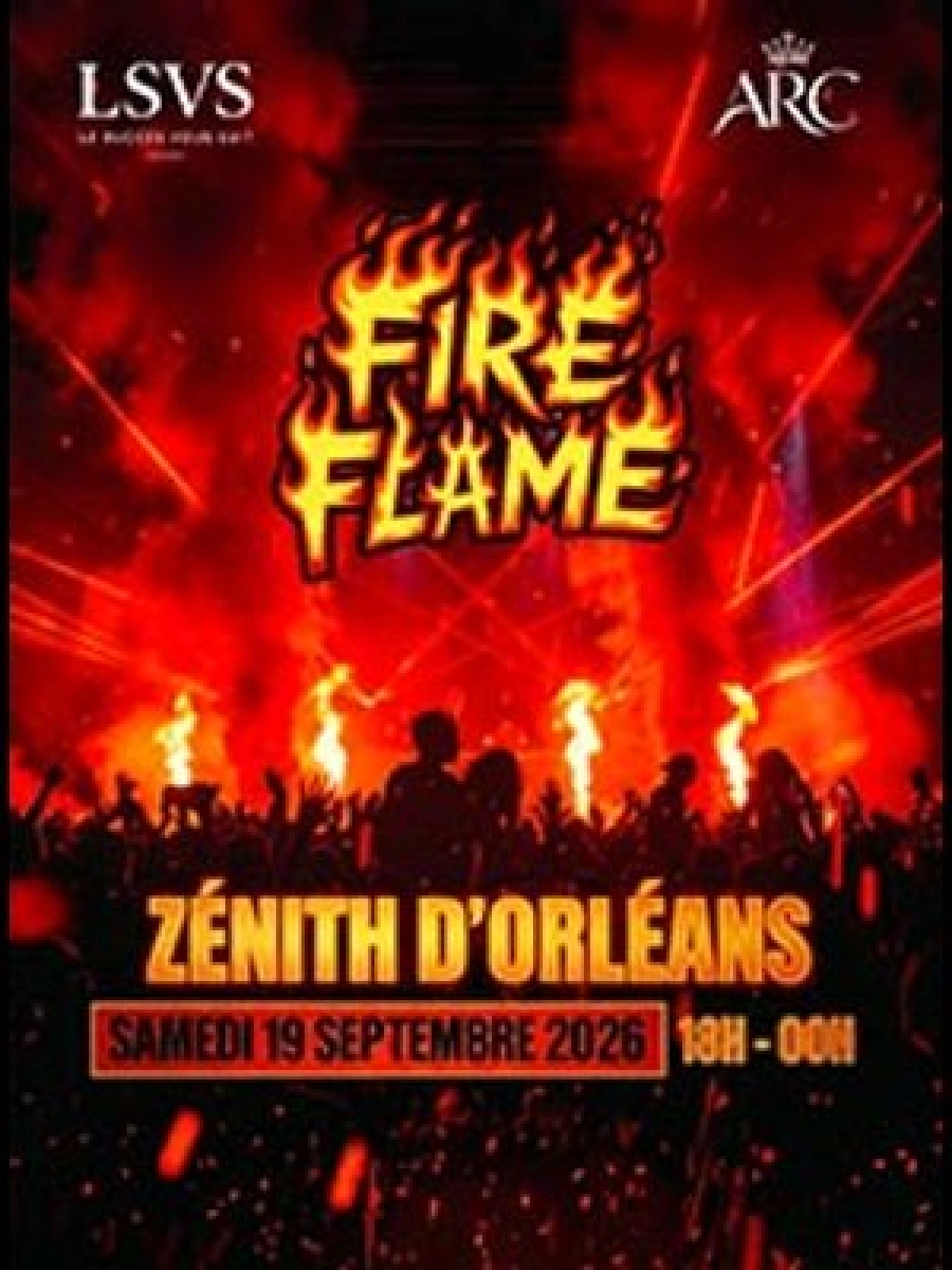 Billets Fire Flame (Zenith Orleans - Orleans)