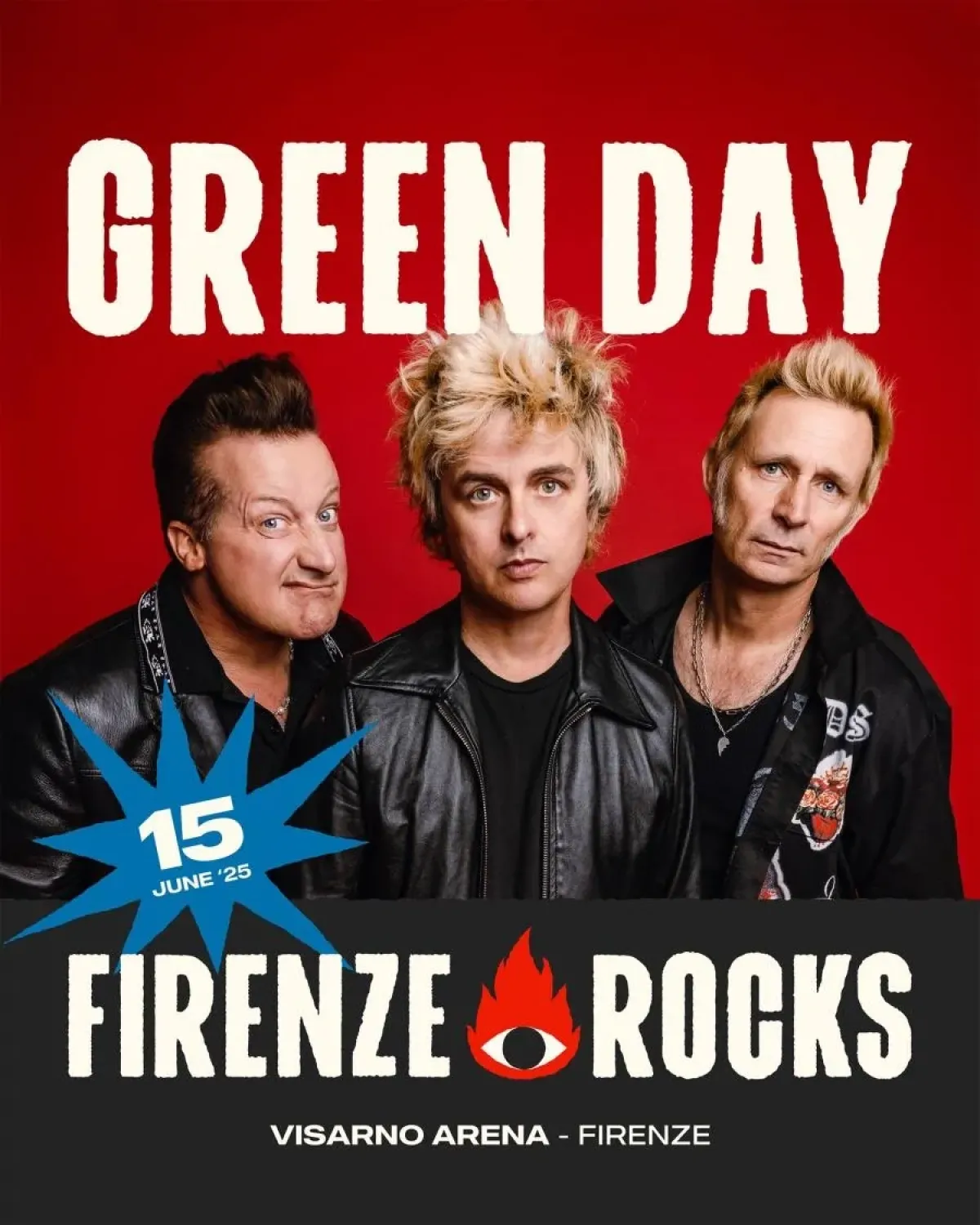 Firenze Rocks with Green Day at Visarno Arena Tickets