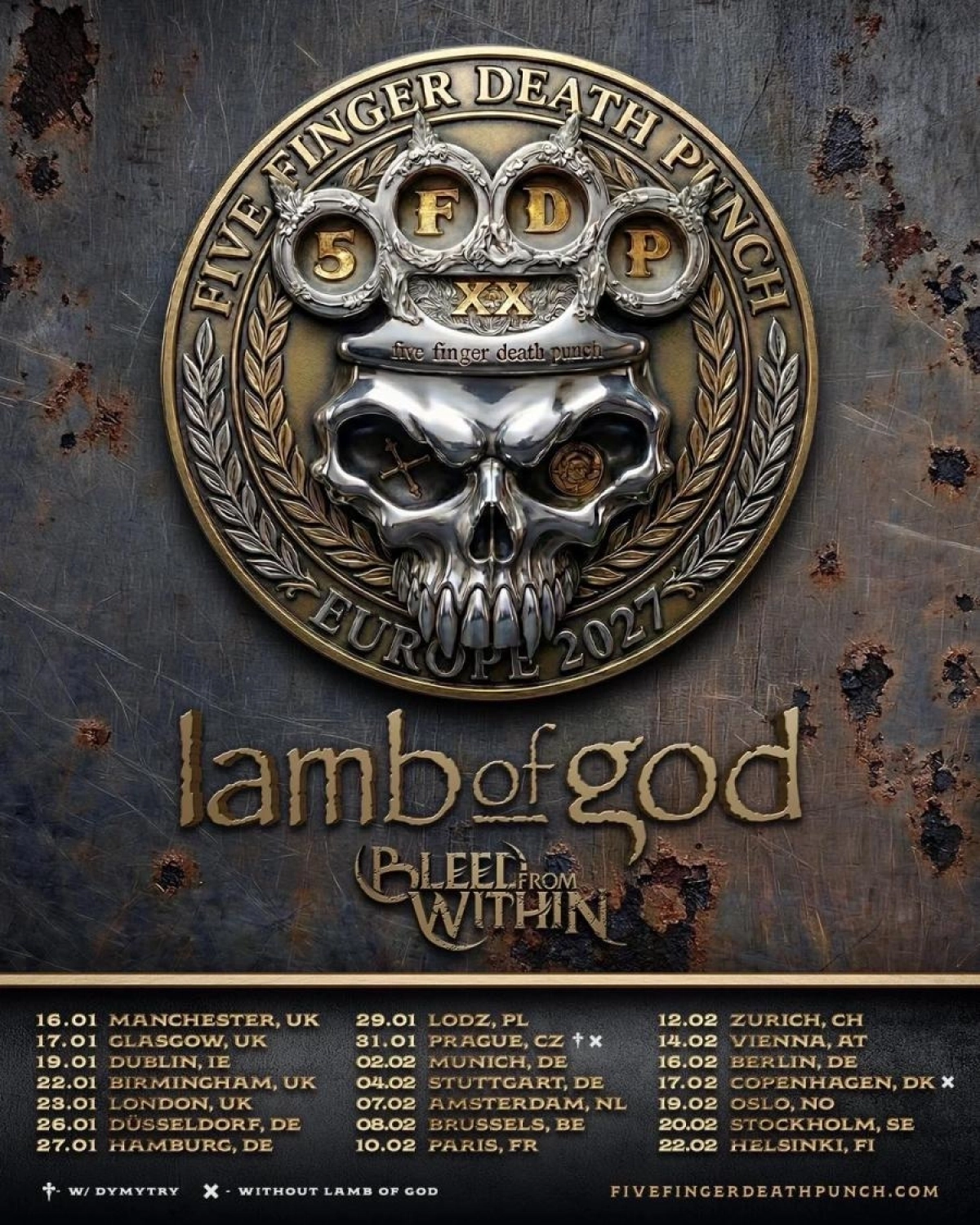 Billets Five Finger Death Punch (Barclays Arena - Hambourg)