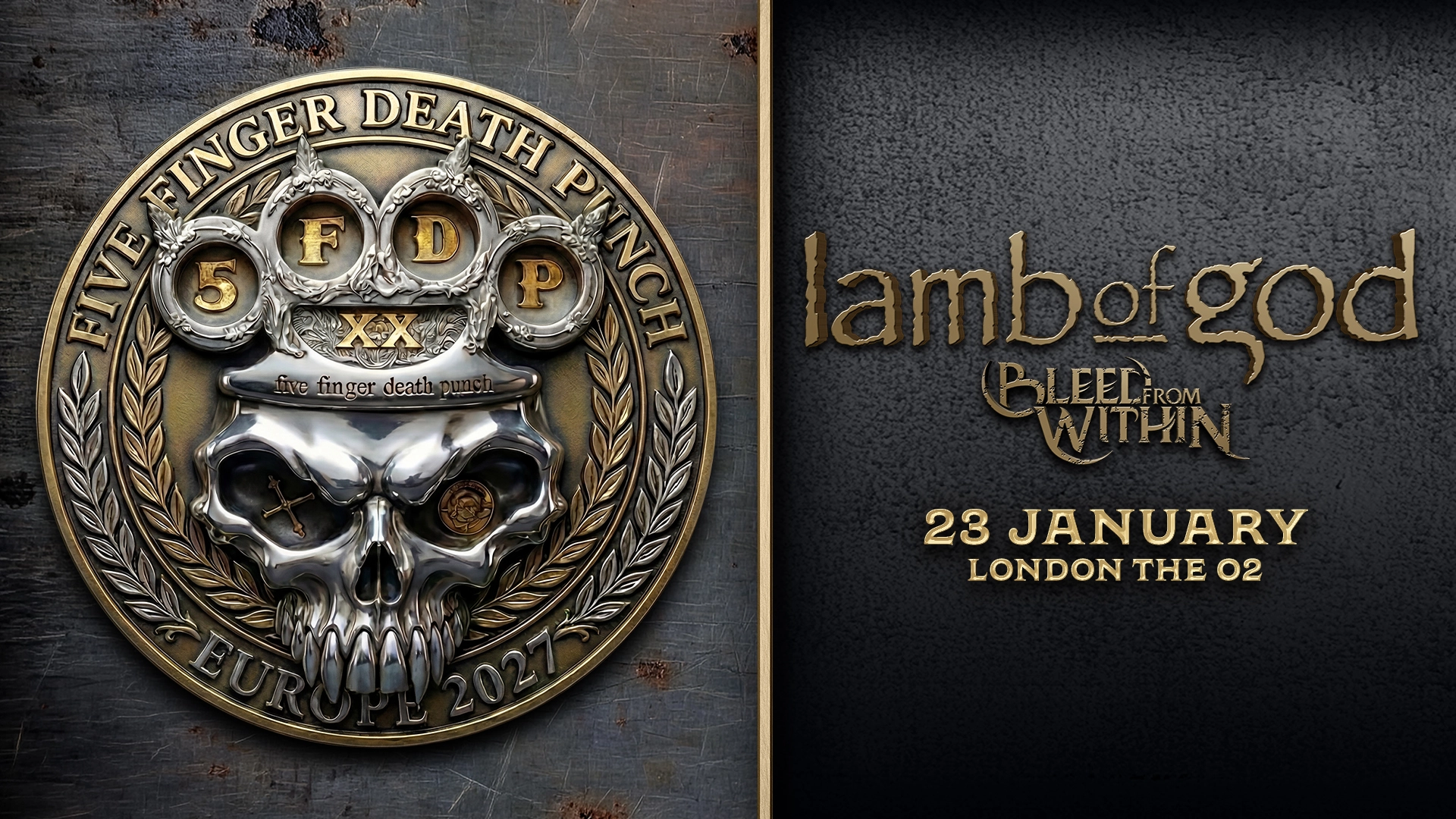 Billets Five Finger Death Punch (O2 Arena - Londres)