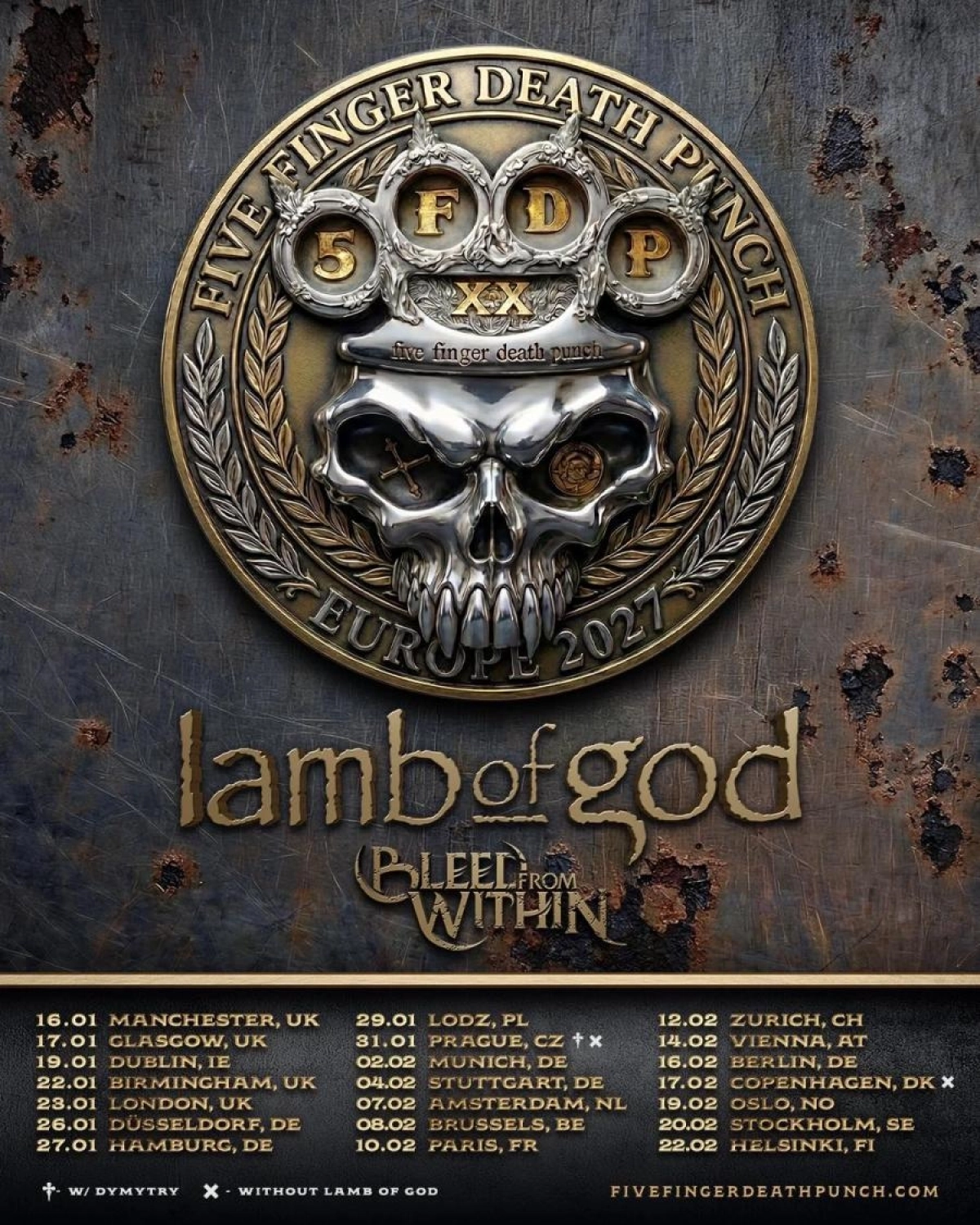 Five Finger Death Punch at Royal Arena Tickets