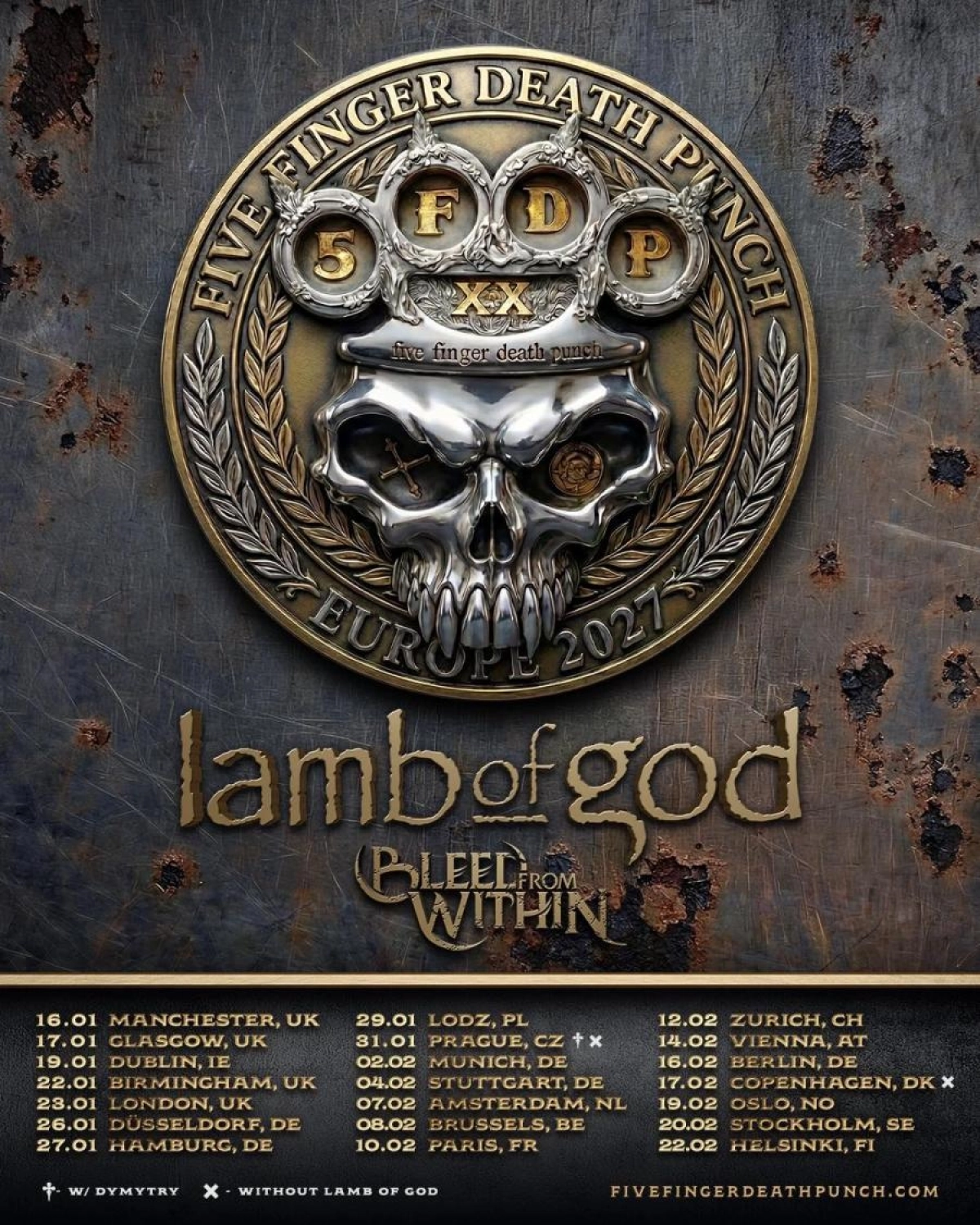 Five Finger Death Punch at Wiener Stadthalle Tickets