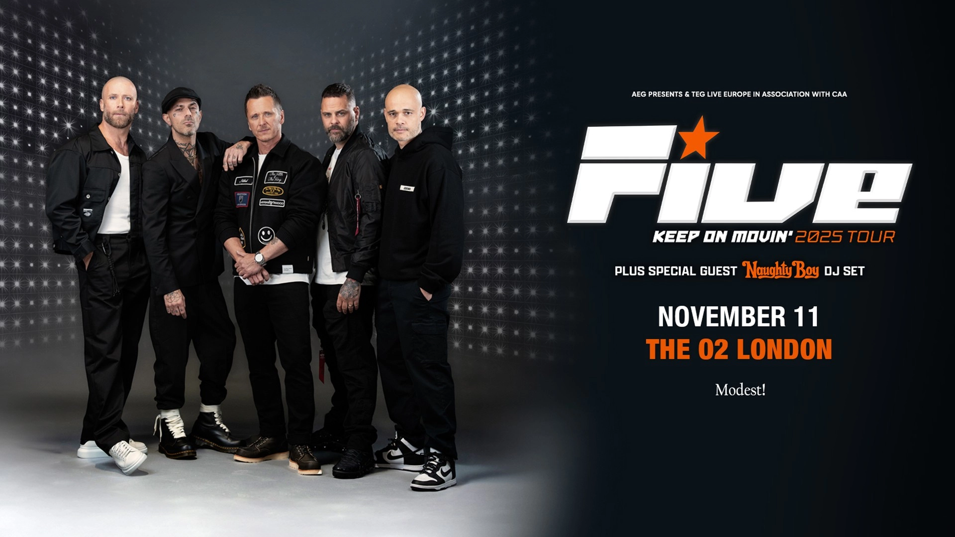 Five en The O2 Arena Tickets